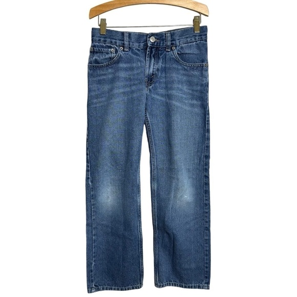 Levi’s 505 Straight Leg Blue Denim Jeans Boys Size 12 Reg W26 L26 - Picture 1 of 6